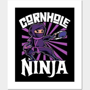 Cornhole Ninja Posters and Art